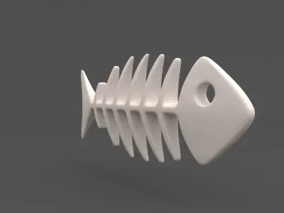 Fish Bone 3D model