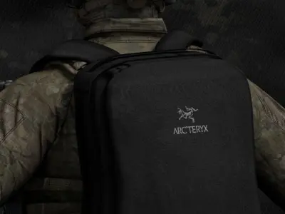 Arcteryx Blade Backpack Low-poly 3D model