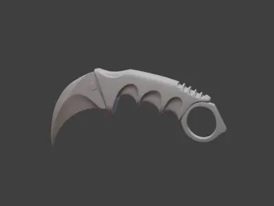 Karambit 3D Model Free 3D model