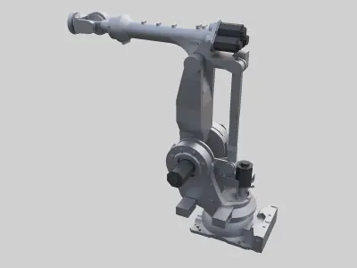 6-axis robot 3D model
