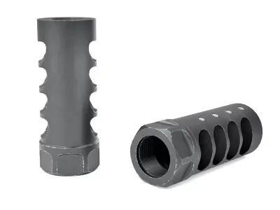 Gen 3 Little Bastard Self Timing Muzzle Brake Low-poly 3D model purchase