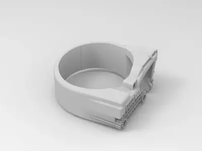 anillo retro  3D print model
