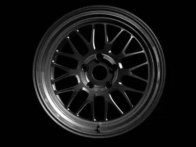 Volk Racing Rim 3D Highpoly Model 3D model