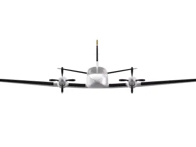 3D model of Cessna C441 Conquest II 3D model