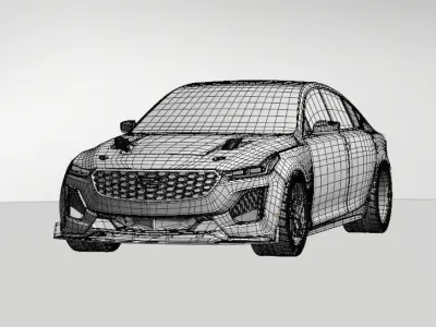 Ct5 twin turbo  Free 3D model