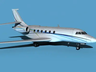 Dassault Falcon 2000 V07 3D model