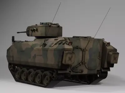 ACV-300 M242 Low-poly 3D model