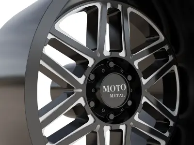 MOTO METAL FOLSOM WHEEL 3D MODEL 3D model