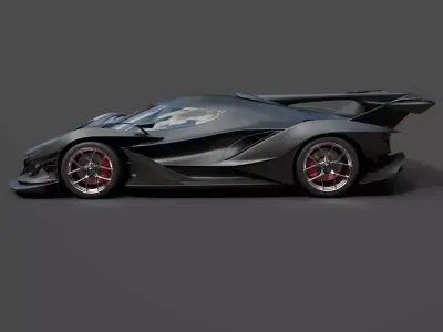 Apollo IE Hyper Detailed Carbon Fiber Masterpiece 3D model