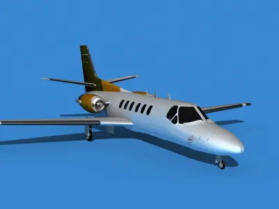 Cessna Citation 550 II Bravo V15 3D model