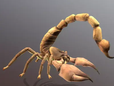 Desert Scorpion Sand Predator Multi Action 3D model