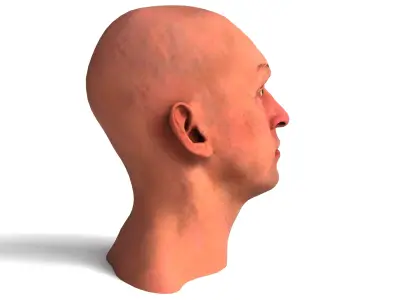 Soldier Man Head 3D Model 3D model