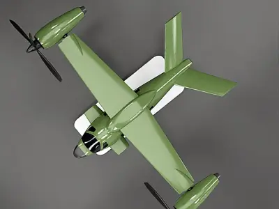 VTOL 3d printable vehicle 3D print model