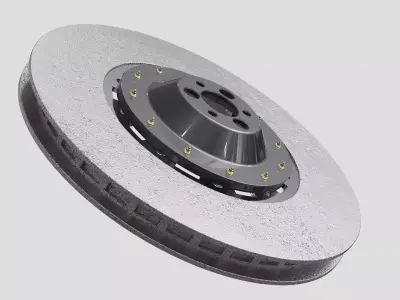 brake  auto moto vehicle 3D model