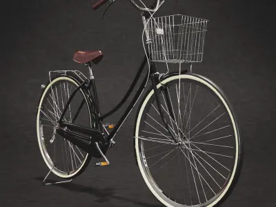 Vintage Bicycle 3D model purchase