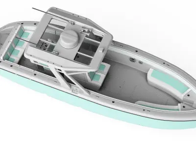Motorboat  3D model