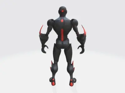 Killer robot 3D model