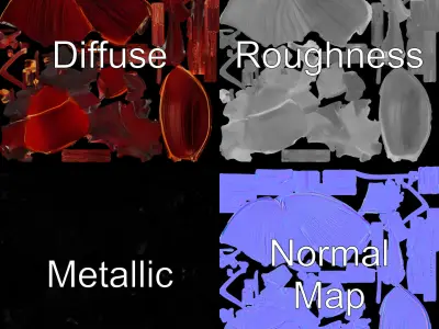 Realistic Beetle Model Pack for Rendering and Games Low-poly 3D model