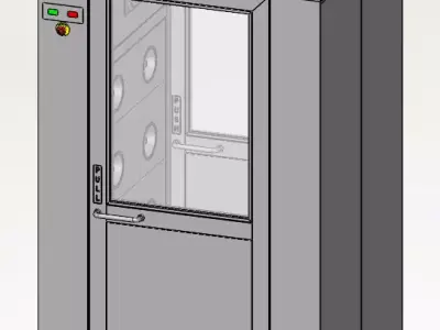 Air Shower For Clean Room Full CAD design 3D model