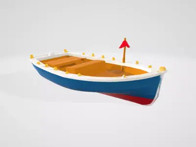 Boat 3d 3D model