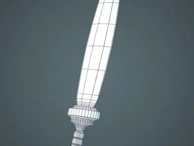 Dagger sword 3D model buy