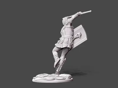 gladiator - 35mm scale 3D print model