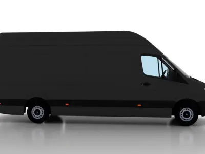 Mercedes Benz Sprinter L3H3 2009 Cargo UK 3D model