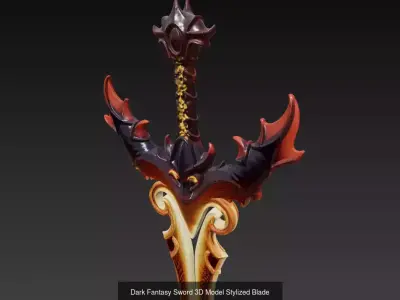 Cursed Armory - Gothic Dark Fantasy Weapon Collection 3D Model Pack