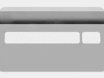 Credit Card V4 - Blank Payment Prop  3D model