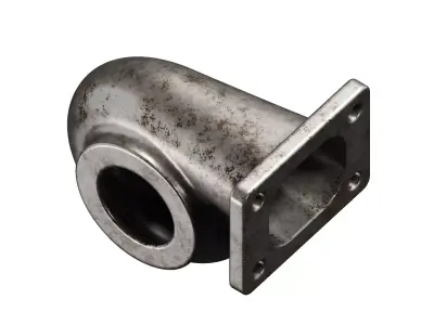 Rusty Turbine Housing 3D model