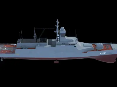 STEREGUSHCHY class corvette 20380 3D model