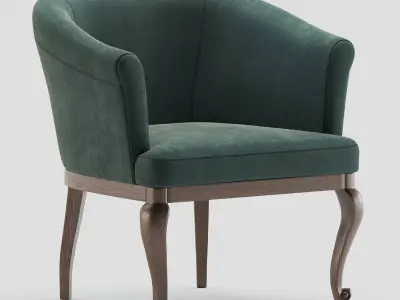 Baxter Dall Poltrona armchair 3D model