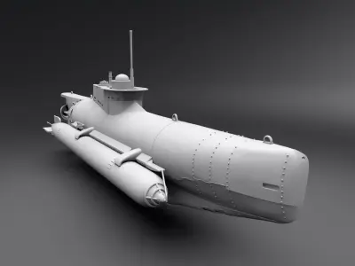 Seehund Scale model  3D print model