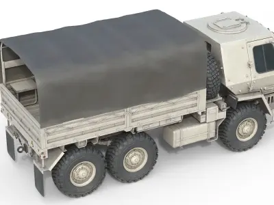 M1083 MTV Cargo Truck Low-poly 3D model