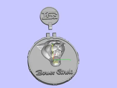Lion Pendant CAD files  3D print model