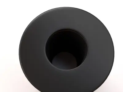 Solder spool of silver wire 3D model