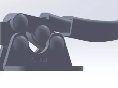 GP-1205-U clamp Free 3D model
