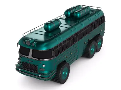 Amphibious Bus 3D model