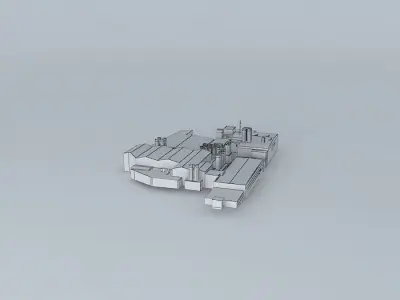 Brisbane Parmalat Factory Free 3D model