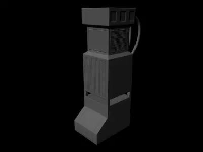 Sci-Fi Asset Low-poly 3D model get