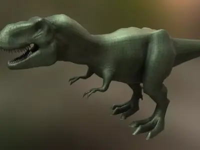 Tyrannosaurus Rex Low-poly 3D model 2