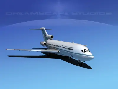 Boeing 727-100 Royal New Zealand Air Force 3D model