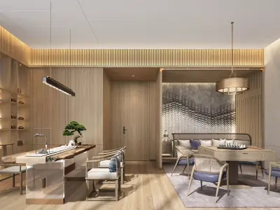 office room 3D model 11