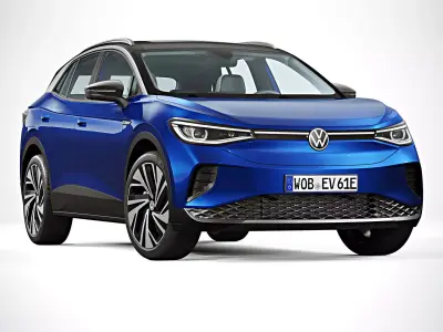 2021 Volkswagen ID 4 3D model
