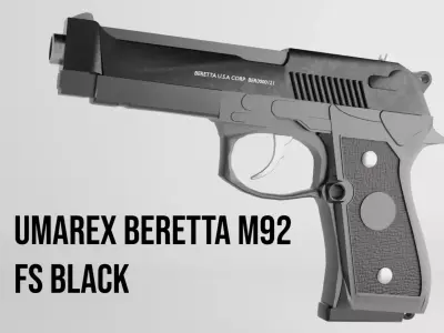 GUN Umarex Beretta M92 FS Black Pistol 3D model