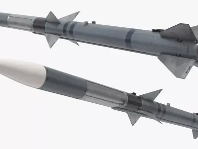 Raytheon AIM-120 Air To Air Missile 3D model