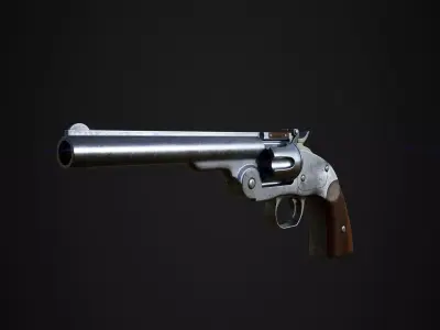 Cowboy Revolver 3D model
