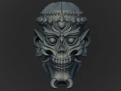 Tibetan skull 3D model