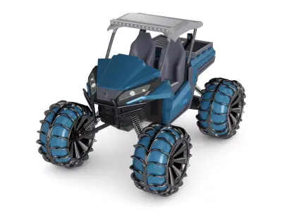 Amphibious ATV 3D model from CGTrader