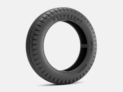 16x5 Firestone Dirt Track Tire 500-16 3D print model